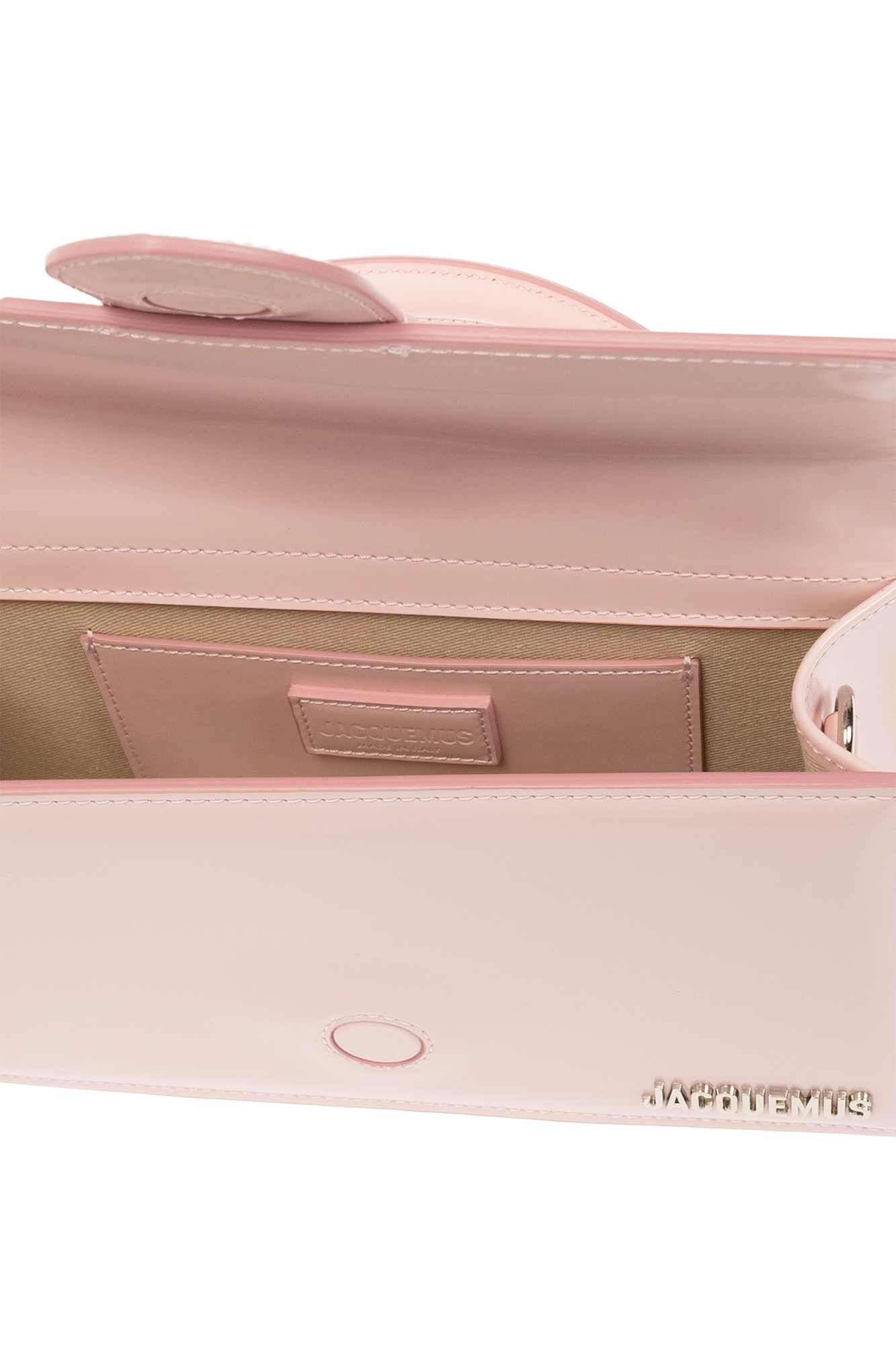 whipstitch trim top-handle bag - Pink 'Le Grand Bambino